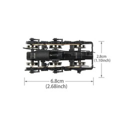 Ho H0 Gauge 1:87 Scale Model Railway Universal Train Undercarriage Accessories