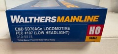 Florida East Coast RR EMD SD70Ace Diesel 107 Walthers 910-9818 HO DC DCC Ready