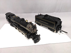 Williams Brass No.5001 PRR K-4s Pacific No.3750 Steam Locomotive & Tender C-10