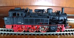 Roco 43271 HO gauge Prussian T12 / DB BR 74 steam locomotive in black livery