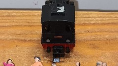 Minitrix Vintage West German N scale 2913 0-6-0 Steam Locomotive With Extras!