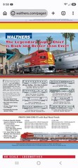Walthers Proto HO 920-41273 F3A Santa Fe Red Warbonnet #31C W/Sound/DCC/DC LED