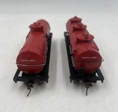 Ho Scale Engine Bachmann Silver Series Set Of 4 Tank Cars Shell, Penn Salt