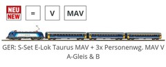 Piko MAV Taurus Train Set 57037 HO Scale DCC Ready