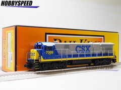 MTH RAILKING CSX C30-7 DEISEL LOCOMOTIVE ENGINE #7089 O GAUGE 30-21266-1 BLEMISH