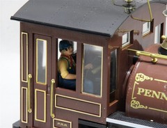 Polk Aristocraft REA-21001 PRR Pennsylvania 2-4-2 Steam Loco G-Gauge/Scale Exc