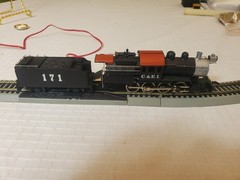 Mantua 322-72 HO Chicago & East IL Camelback 2-8-2 Steam Engine Locomotive #171