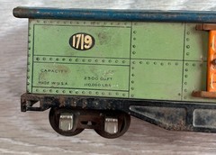 Vintage Lionel 1719 Green Locomotive O Scale Model Train Toy Untested AS IS