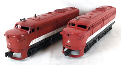 Lionel No. 210 Texas Special Alco “A-A” Diesel Locomotive, Red/White