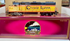 MTH #20-2186-1 Chessie EMD GP38-2 Diesel Loco “3899” w/Protosound: Orig. Bx. !