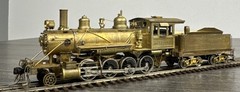 Pacific Fast Mail HO Brass Consolidation MA & PA 2-8-0 Unpainted/Tested/Used!