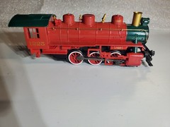 ho Bachman #1225 Red 0-6-0 Steam Locomotive – w/Light – Refurb – DC – Runs Good
