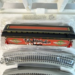 Hawthorne Village Budweiser Clydesdales Freight Train Car(illuminated) & Tracks