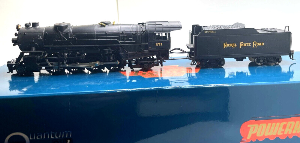 HO BROADWAY LIMITED 221 2-8-2 NICKEL PLATE ROAD NKP 671 DC DCC SOUND QSI QUANTUM