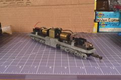 Athearn PA1 modified Locomotive, Good Work Condition, rear coupler sheared WVR