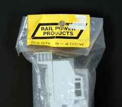 Rail Power Products Dash 8-40CW Undecorated Shell with Instructions, Sealed, NOS