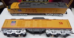 MTH MT-2124LP UNION PACIFIC GAS TURBINE DIESEL ENGINE SET LOOKS NIB O GAUGE LQQK