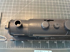 Marx O Train SCARCE GUNMETAL GRAY Clockwork Windup Locomotive Engine RUNS Lot J
