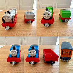 Fisher Price Trackmaster Thomas & Friends Diecast Metal Train Bundle