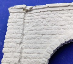 HO DOUBLE TUNNEL PORTAL EXTREME DETAIL READY TO INSTALL CAST PLA EB00224 BIN 018
