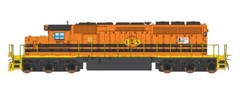 Intermountain Railway 6937401S N Scale G&W EMD SD40-2 Locomotive 3370 DCC/Sound