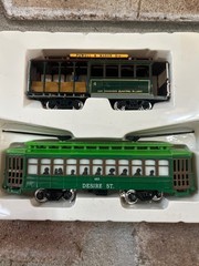 2 Classic Streetcars HO Scale Desire St. Powell Mason St. San Francisco Railway