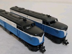 Con-Cor N scale PA-1 Powered And Non Powered Northern Diesel Locomotive