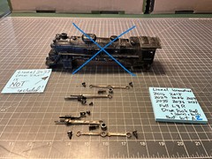Lionel Train 2026 2037 2018 2029 Locomotive LEFT RIGHT DRIVE PUSH ROD PARTLOT A2