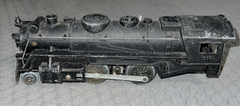 Vintage Heavy Metal Train Engine Locomotive #666