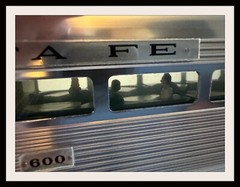 Lionel ATSF Aluminum Dinner Car #600 New Old Stock