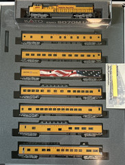 Kato N 106-086 Union Pacific UP Excursion Set + SD70M #4015 176-4015 – New!