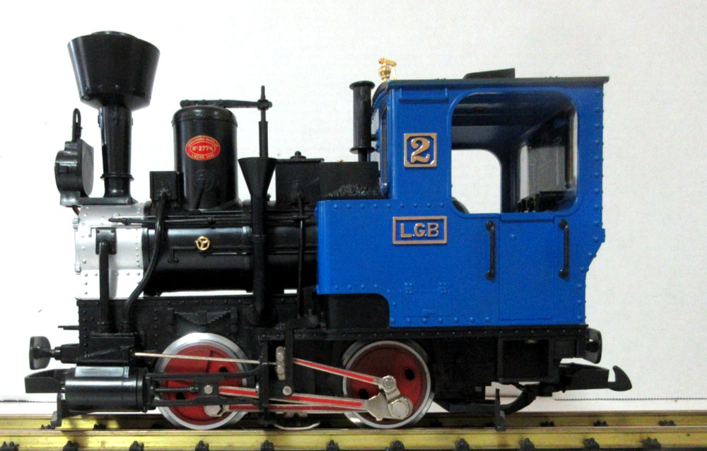 LGB THE BLUE TRAIN #2 STEAM 0-4-0 ENGINE