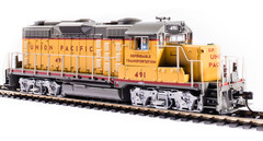 BROADWAY LIMITED 4279 HO EMD GP20 UP 491 Yellow & Gray Paragon4 Sound/DC/DCC
