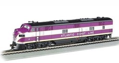 HO Bachmann Diesel Locomotive E7 Atlantic Coast Line DCC Ready Red Mars Strobe