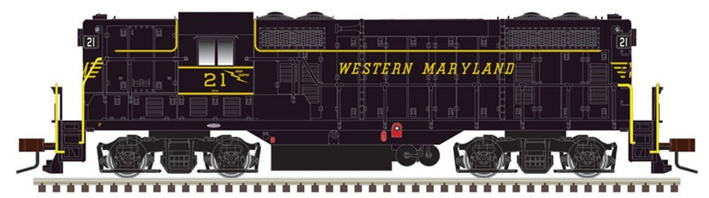 Atlas HO EMD GP7 Western Maryland WM #21 DCC/SND LED 10003961