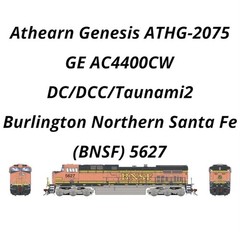 Athearn Genesis ATHG-2075 GE AC4400CW w/DCC/SOUND ~ BNSF 5627