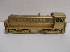 ALCO # D-154~BRASS~S-3 SWITCHER POWERED LOCOMOTIVE~NOS-RUNS GOOD~HO SCALE~LOT-B