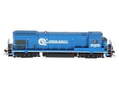 Atlas 10004698 HO Conrail Quality Silver B23-7 Low Nose Diesel Locomotive #2005