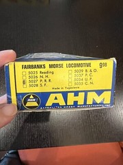 AHM 5027 Pennsylvania R.R. Fairbanks Morse Electric #9506 Locomotive HO With Box
