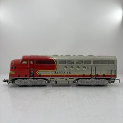 Marx 21 Vintage O Santa Fe F3 AA Diesel Locomotive & Dummy Unit Set (R-227)