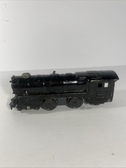 Marx Trains O Gauge Tinplate Wind-Up Steam Locomotive Engine Tested Works No Key