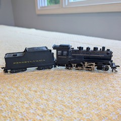 Vintage Fleischmann HO Scale 1350 Pennsylvania 0-6-0 Locomotive & Tender WORKS