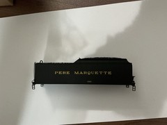 Lionel O-GAUGE: Die-cast PERE MARQUETTE Tender shell w/ elect board # 1225 new