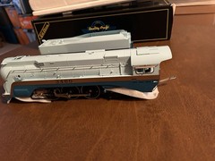 Weaver Gold Edition O Brass 3 Rail Santa Fe Blue Goose Hudson 4-6-4 MIB