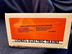 Lionel 6-18302 Great Northern Electric Engine, New In Box
