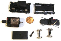 A.H.M. HO Model RR Diesel Switcher for Parts/Repair Rock Island 799 IJT