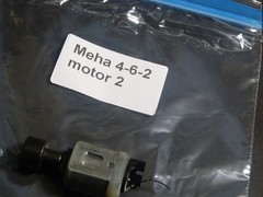 Ho Mehano 4-6-2 Steam Locomotive motor
