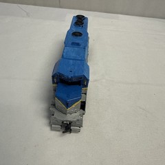HO Scale Custom Painted Blue Yellow Silver Diesel Locomotive Engine Train (NB)