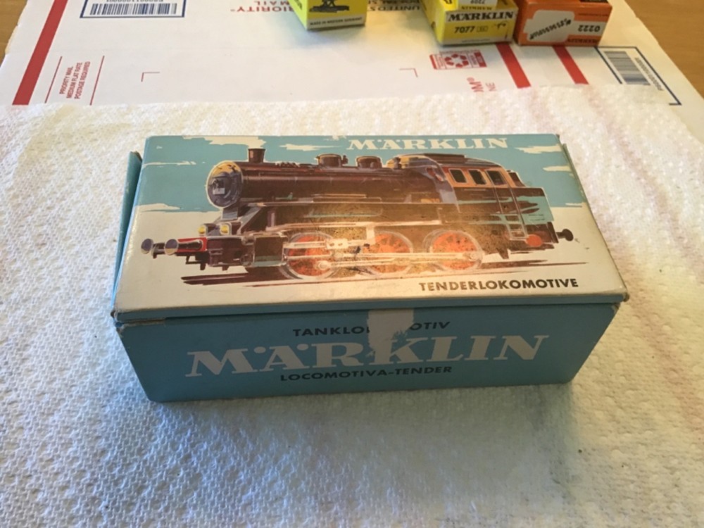 Vintage Marklin 3000 HO #3000 Steam Tank Loco | Original Box & Manual