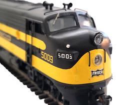 Athearn Custom Painted Frisco HO F7A #5009 Powered & 5018 Dummy NEW OTHER Tested